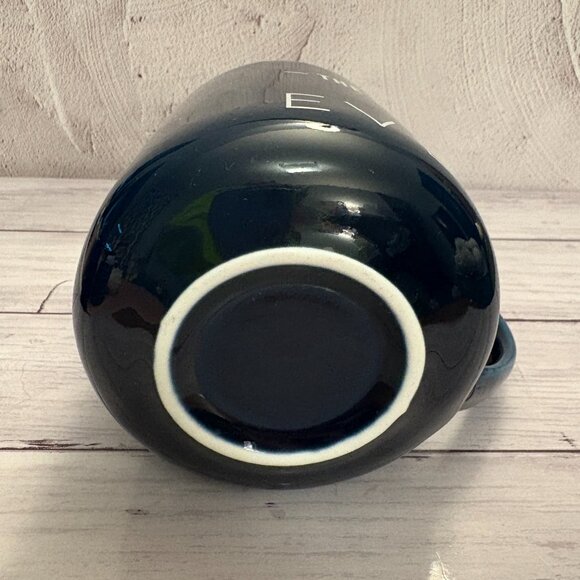 Indigo "The Best Ever" Navy Blue and White Mug (SKU: 217MI) - Picture 5 of 7